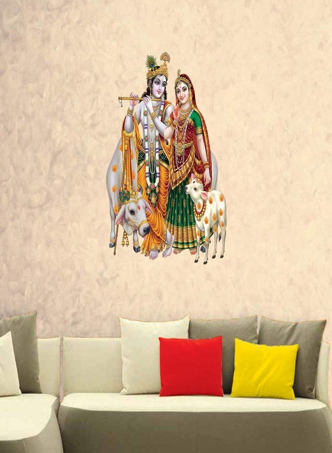 Rangoli Vinyl God Big Wall Sticker (Multicolour 50cm or 70cm) CD 21 - Image 2